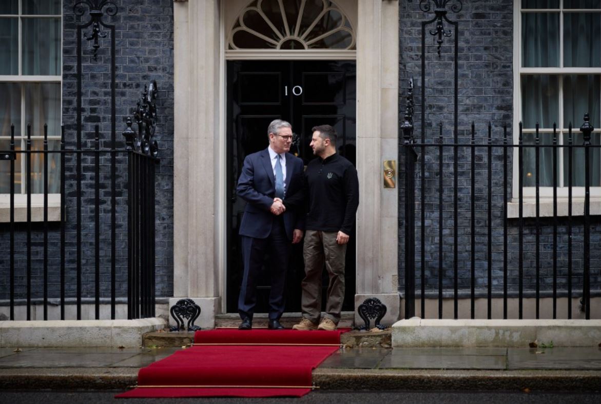 Президент Володимир Зеленський та прем'єр-міністр Британії Кір Стармер / Фото: Офіс президента