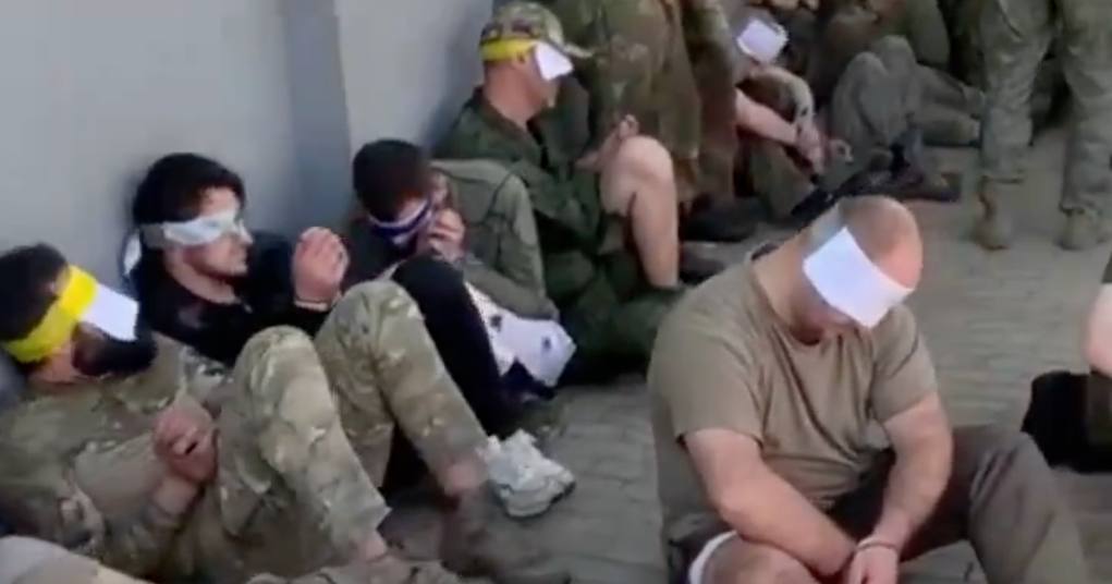 Російські солдати, яких взяли в полон у Курській області / Скріншот відео