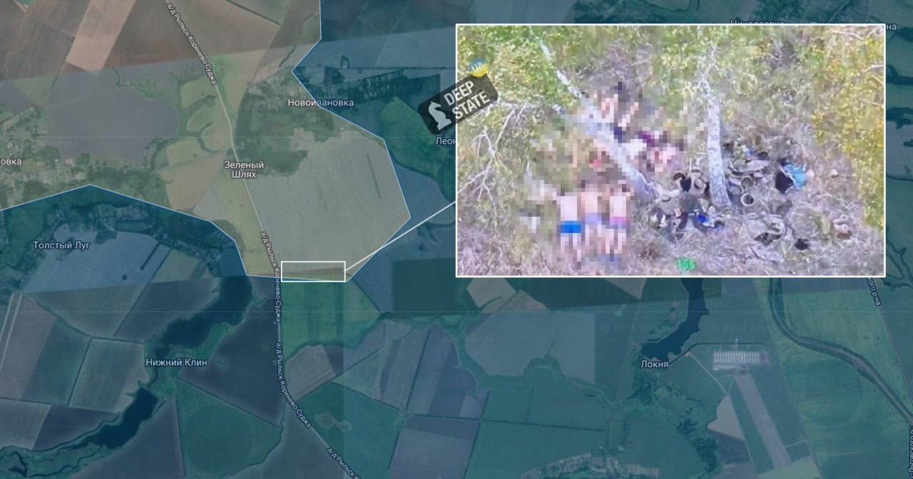 Розстріляні українські військовополонені / Фото DeepState