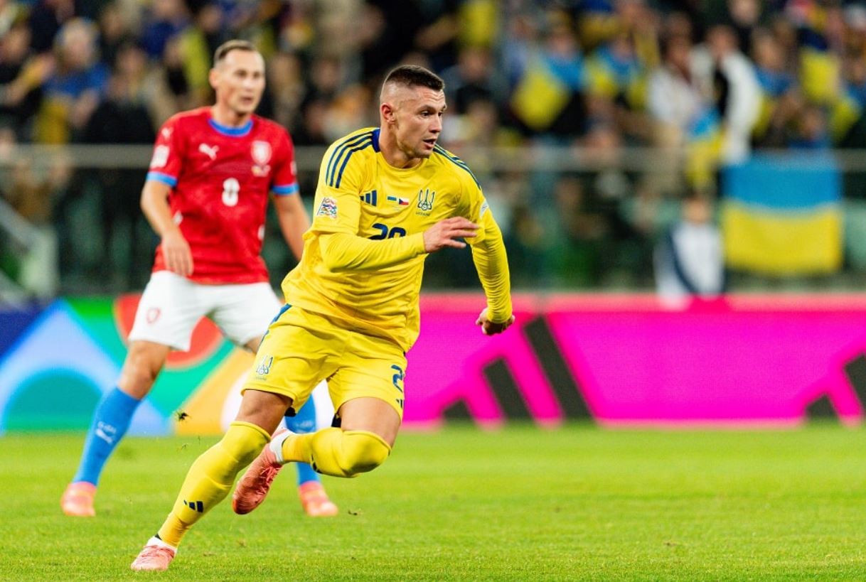 Збірна України з футболу вперше зіграла унічию у Лізі націй 2024/25 / Фото: Українська асоціація футболу