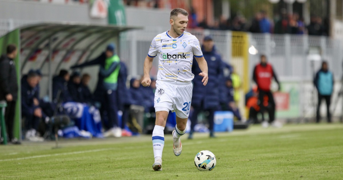 Игрок «Динамо» Александр Караваев / Фото ФК «Динамо» (Киев)