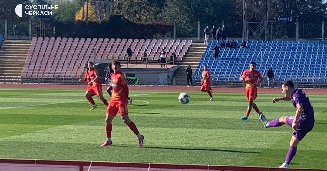 Фрагмент матча ЛНЗ - Ингулец / Фото Суспільне Черкаси