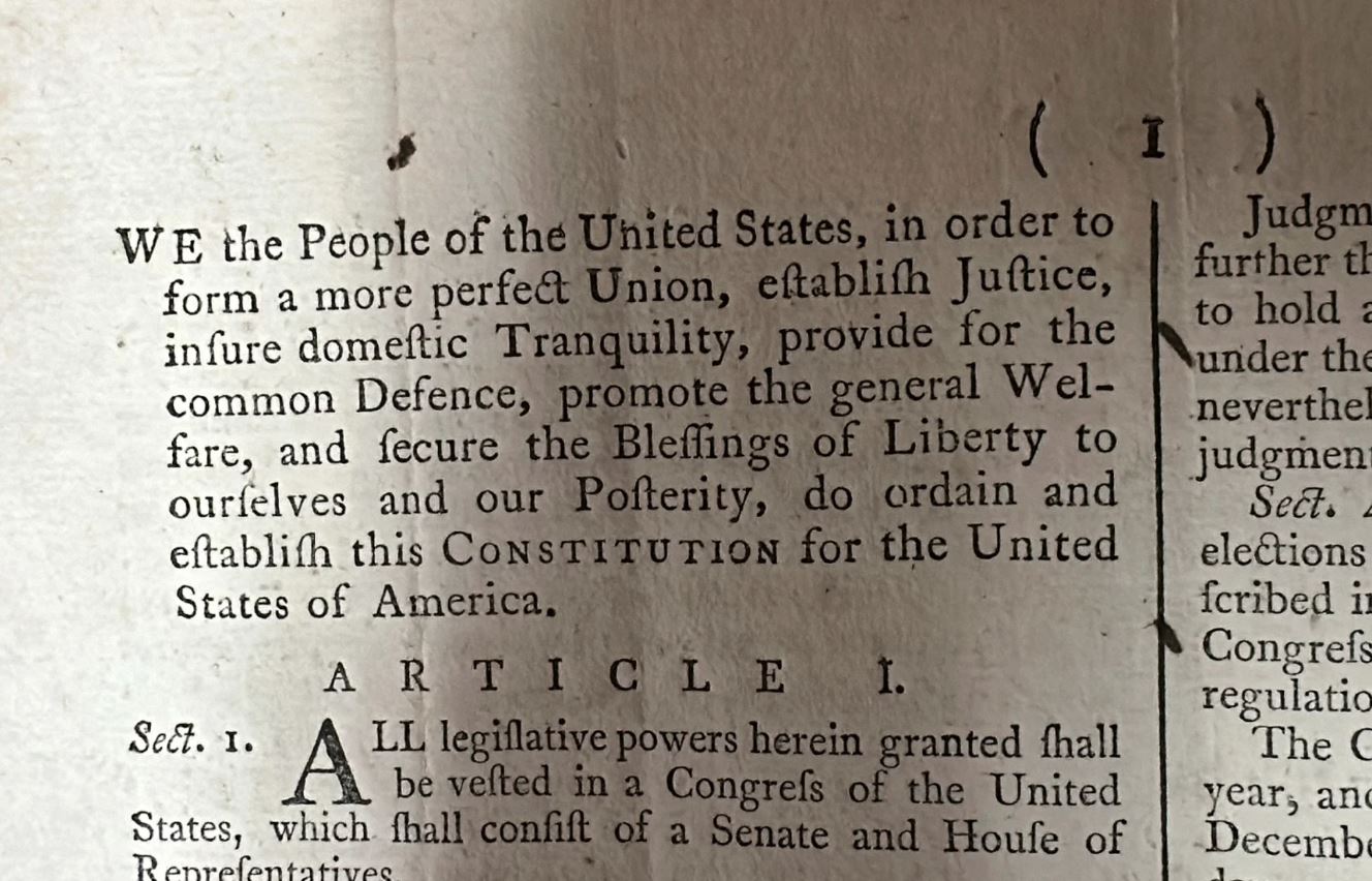 Longlost copy of the US Constitution sold for 9 million Top News in