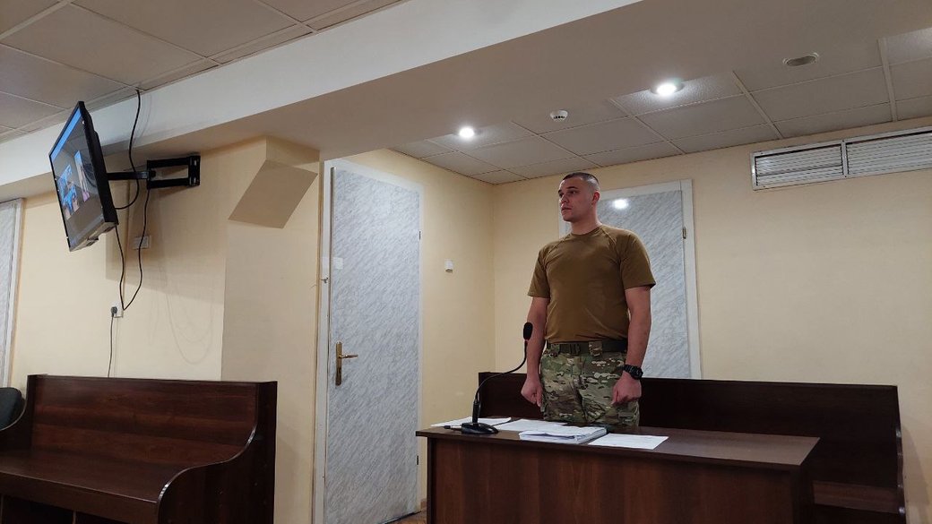 Олександр Попович на засіданні суду / Фото: Суспільне