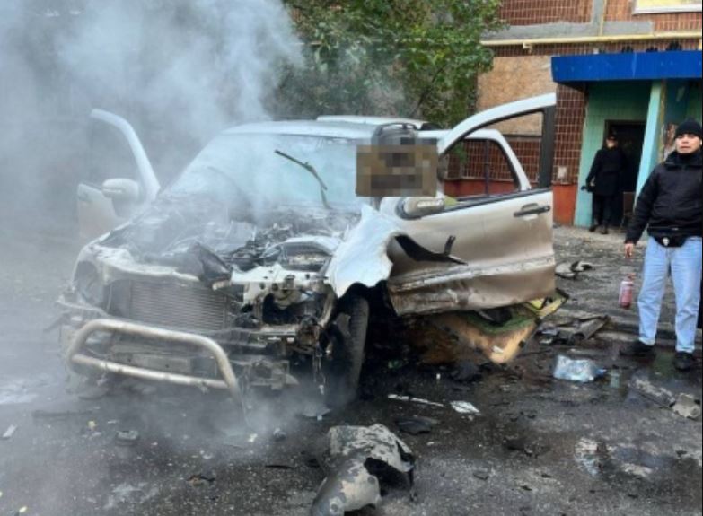 В Краматорске взорвали авто / Фото из соцсетей