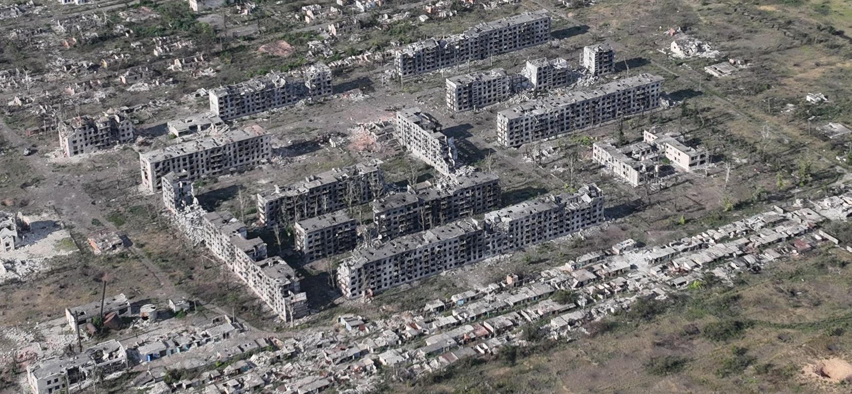 Разрушенный россиянами Часов Яр / Фото: 24 ОМБр имени короля Даниила