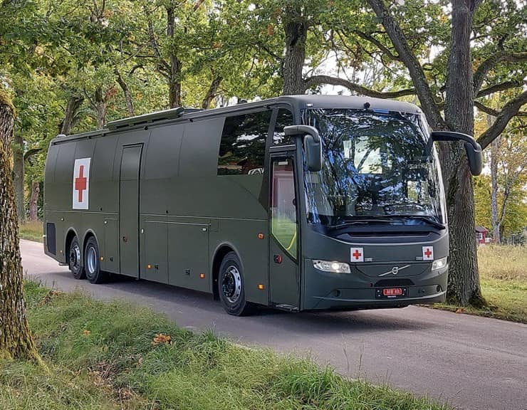 Україна отримала від Норвегії медичні автобуси / Фото: МВС