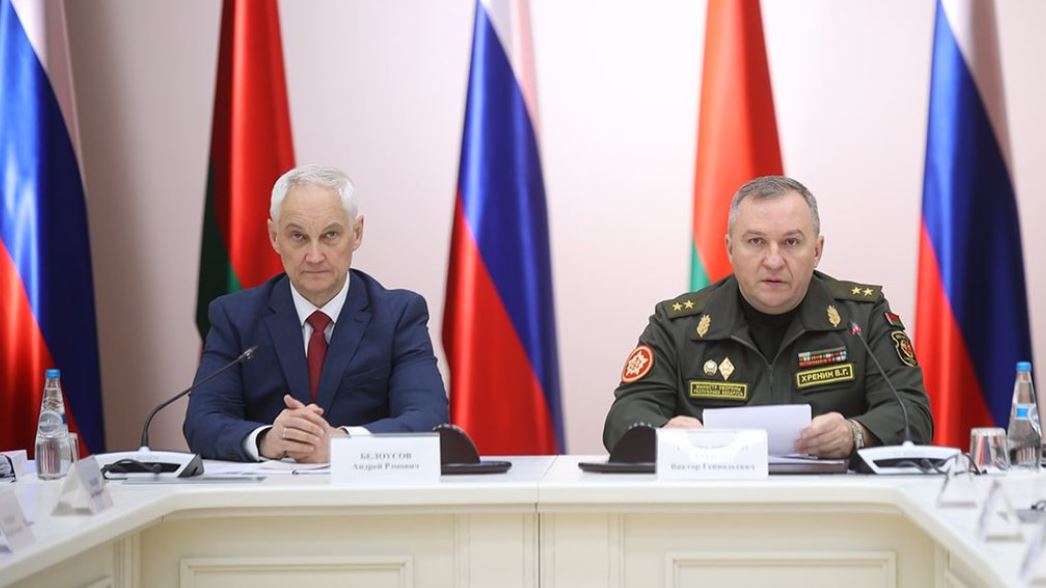 Ministers of Defense of Russia and Belarus - Andrei Belousov and Viktor Khrenin / Photo: Ministry of Defense of Belarus