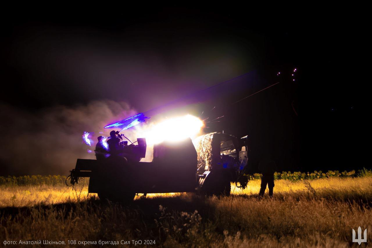 Робота мобільної вогневої групи ППО / Фото: 108-ма окрема бригада територіальної оборони