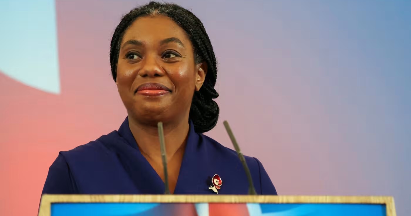 Кеми Баденок выступает после победы на выборах / Фото Reuters