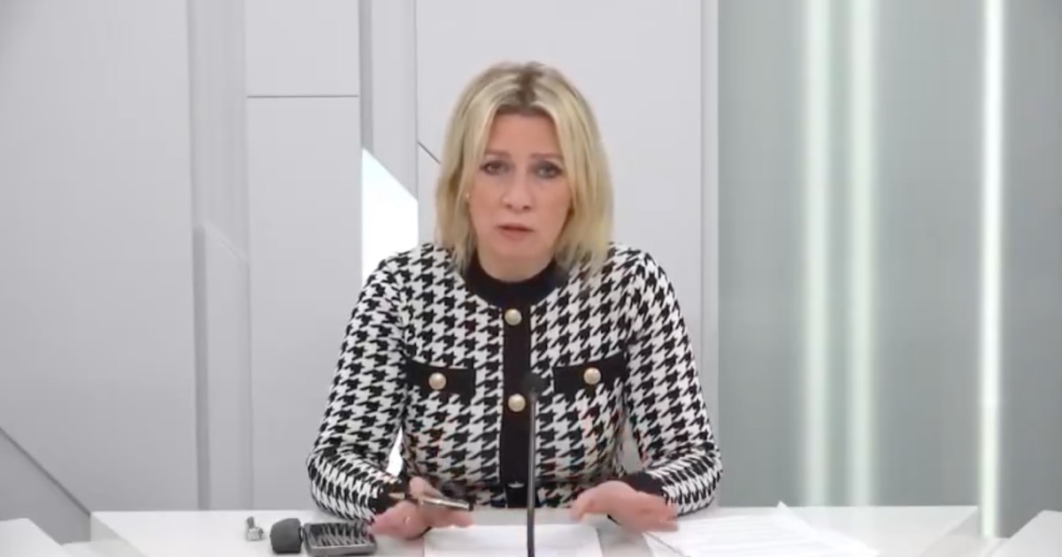 Марія Захарова під час брифінгу 2 листопада 2024 року / Скриншот відео