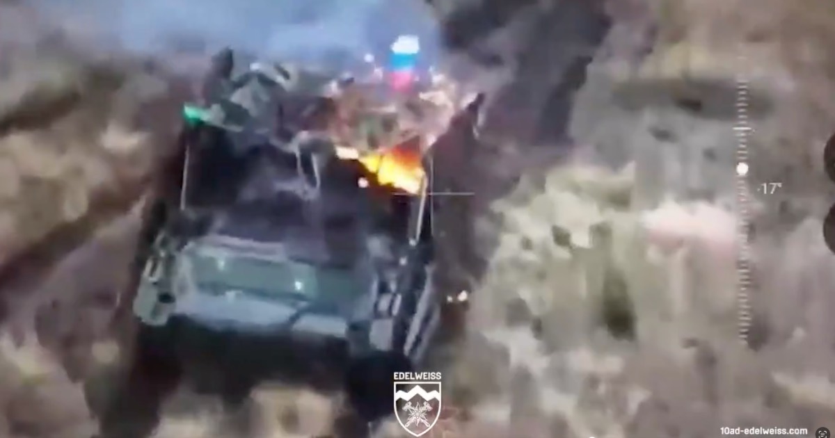 Repulsion of a massive assault by the soldiers of the 10th Edelweiss Brigade. The enemy used 22 armoured vehicles / Video screenshot