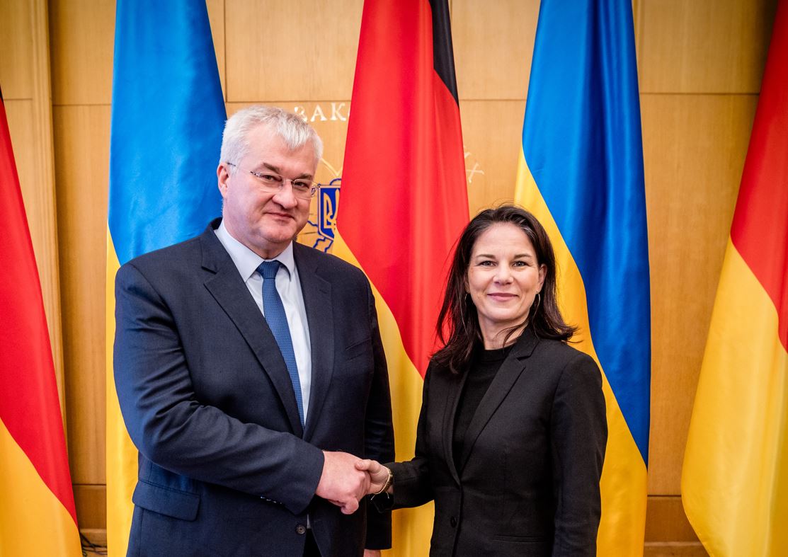 Міністр закордонних справ України Андрій Сибіга разом з німецькою колегою Анналеною Бербок / Фото: МЗС України