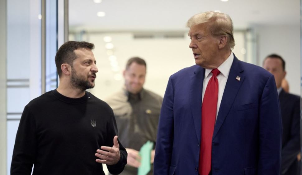 Володимир Зеленський під час зустрічі з Дональдом Трампом у Нью-Йорку / Фото: Офіс президента України