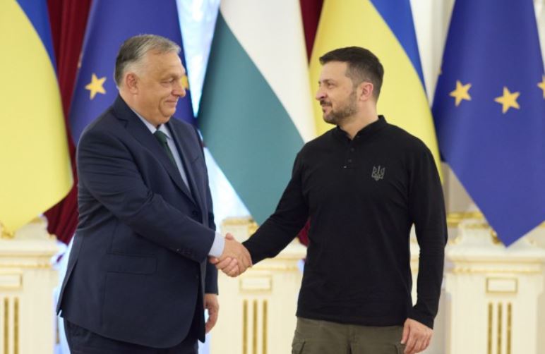 Президент України Володимир Зеленський у Києві зустрівся з прем’єр-міністром Угорщини Віктором Орбаном / Фото: Офіс президента