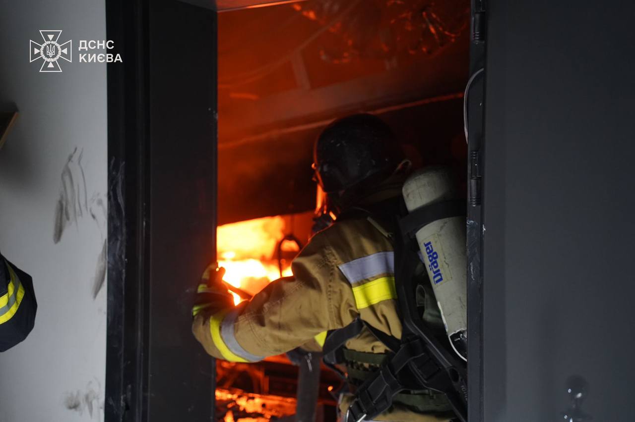 Наслідки падіння дрона / ДСНС