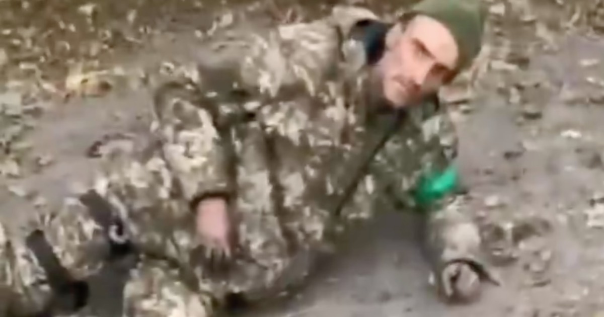 Unidentified Ukrainian soldier / Video screenshot