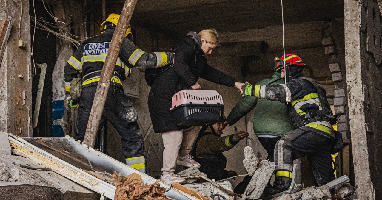 ‘Every day and night in Ukraine is a new challenge and trial. Unfortunately, for some, they may be the last... / Photo by the State Emergency Service of Ukraine in Kharkiv region
