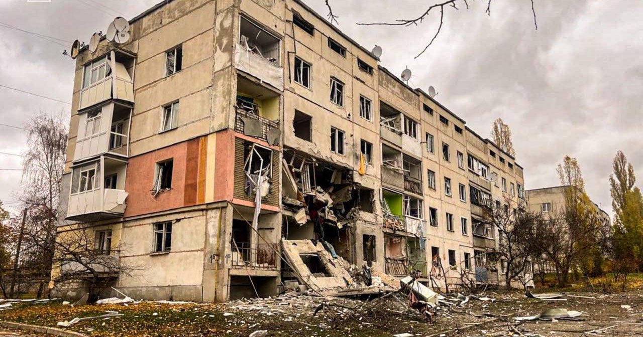 Наслідки атаки на Куп’янськ 9 листопада 2024 / Фото ДСНС