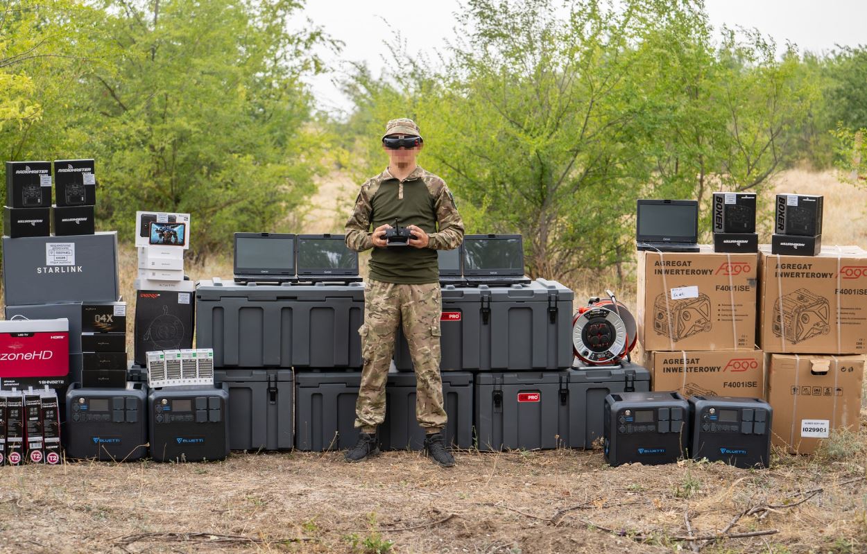 Передана допомога українським воїна від благодійного фонду "Повернись живим" / Фото: БФ "Повернись живим"