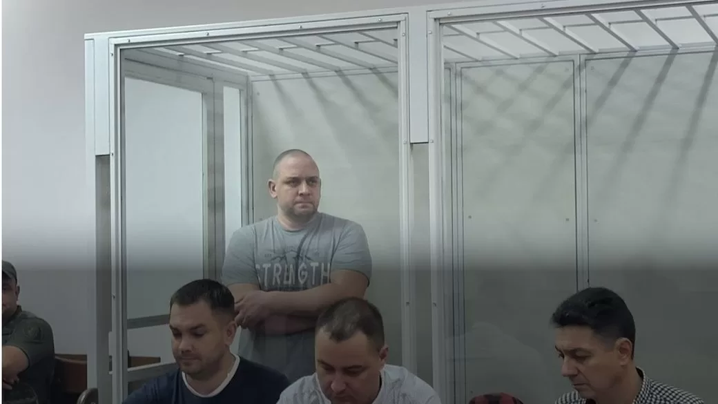 Роман Дудин в Шевченковском райсуде Киева / Фото: Суспільне