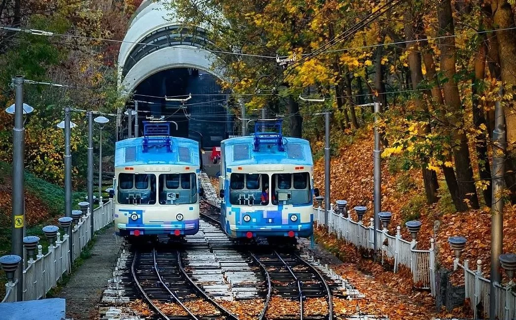 Киевский фуникулер / Фото: zysko_serhii/Instagram