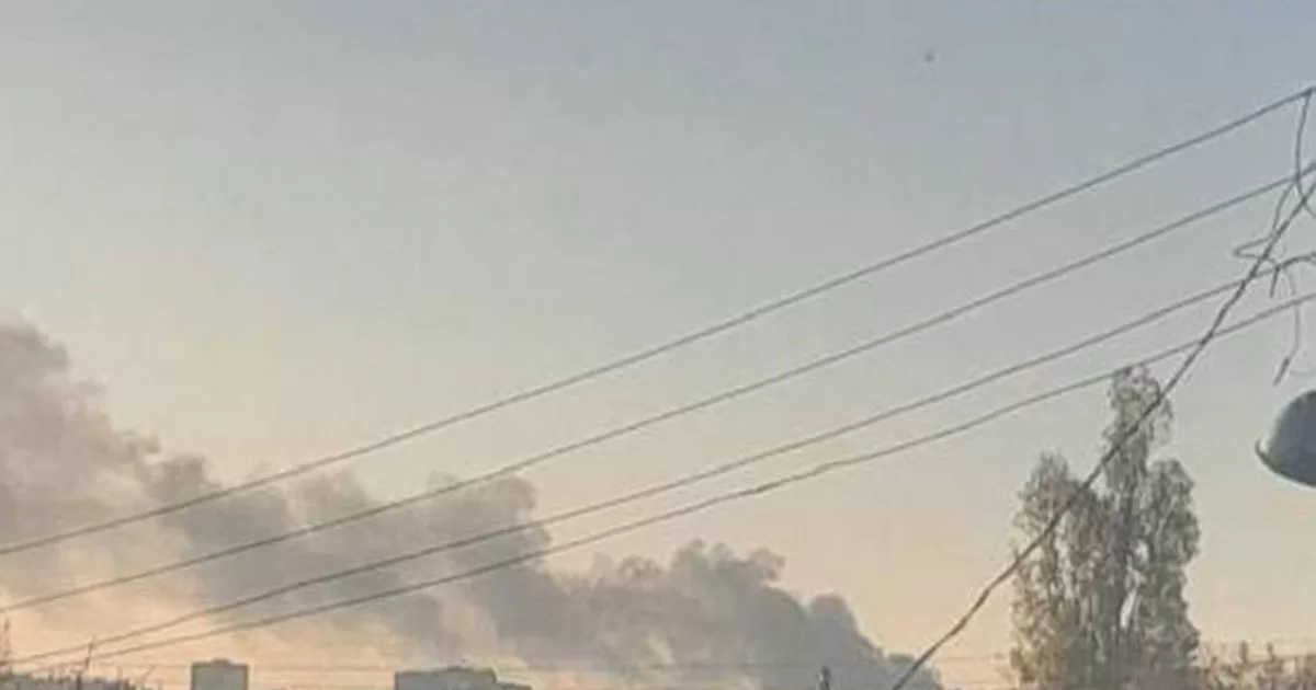 Smoke rises after an explosion in Odesa on 17 November 2024 / Photo from social media.