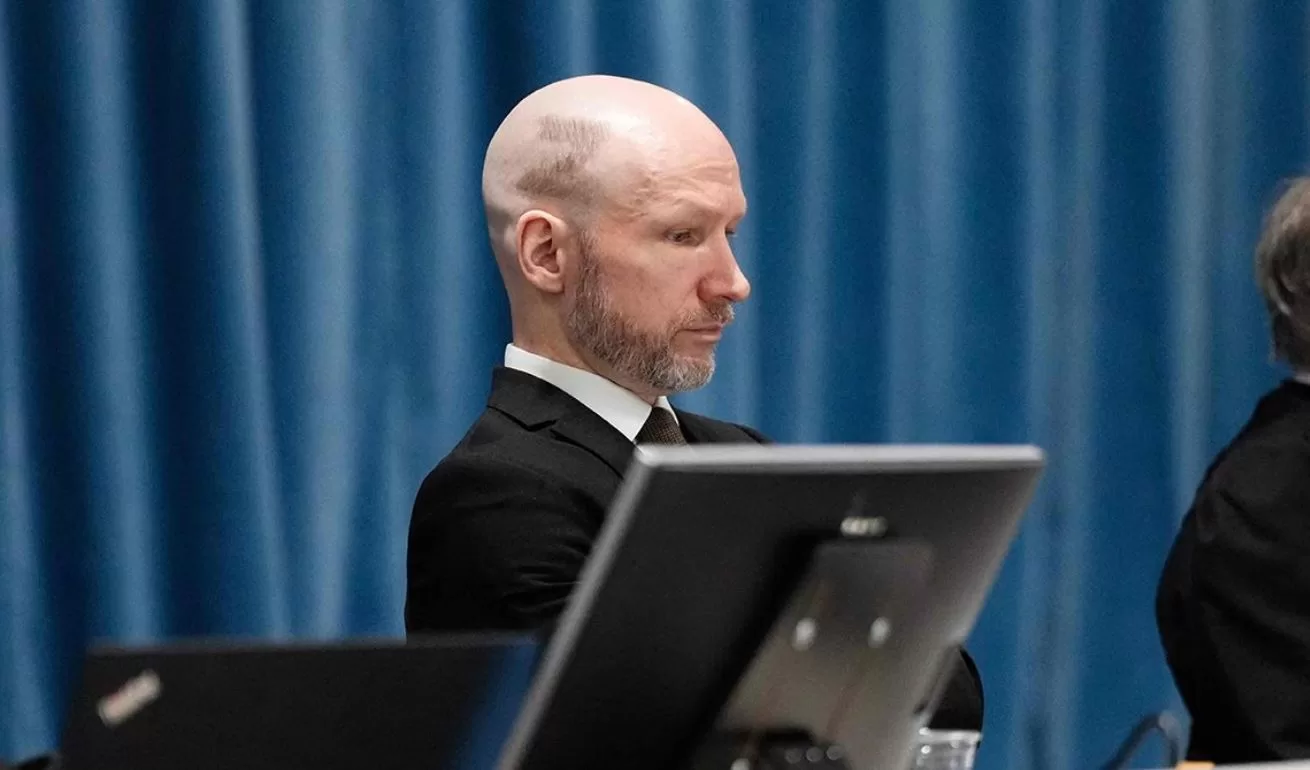 Андерс Брейвик на заседании суда / Фото: AFP