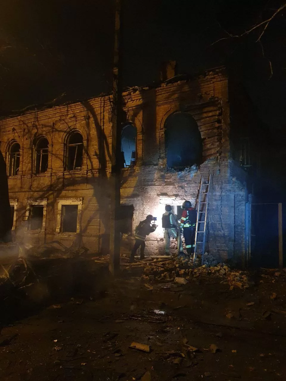 Последствия обстрела / Cумская ОВА