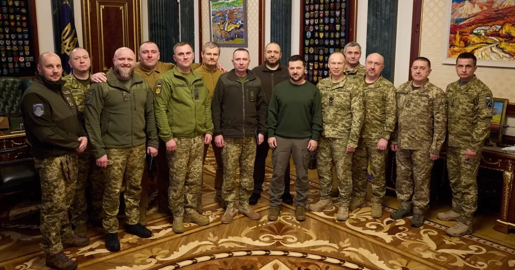 Встреча Владимира Зеленского с военным руководством. 10 февраля 2024 года / Фото Офис президента