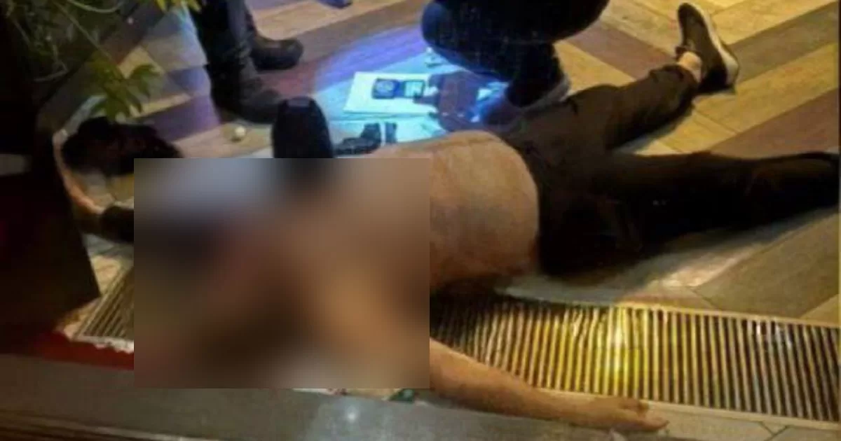 Поранений чоловік після стрілянини у готелі Sky Loft в Києві / Скріншот відео