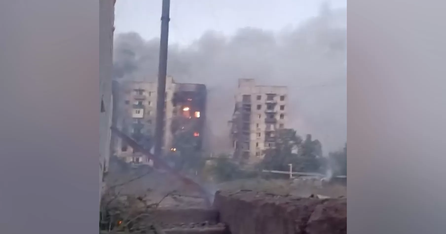 Toretsk today / Screenshot from video