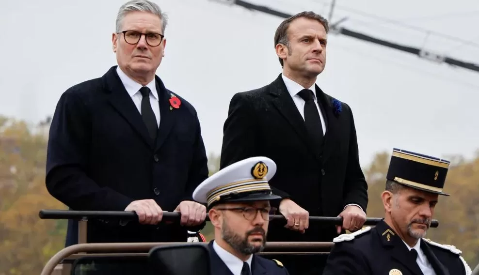 Премьер-министр Великобритании Кир Стармер и президент Франции Эммануэль Макрон / Фото: Reuters