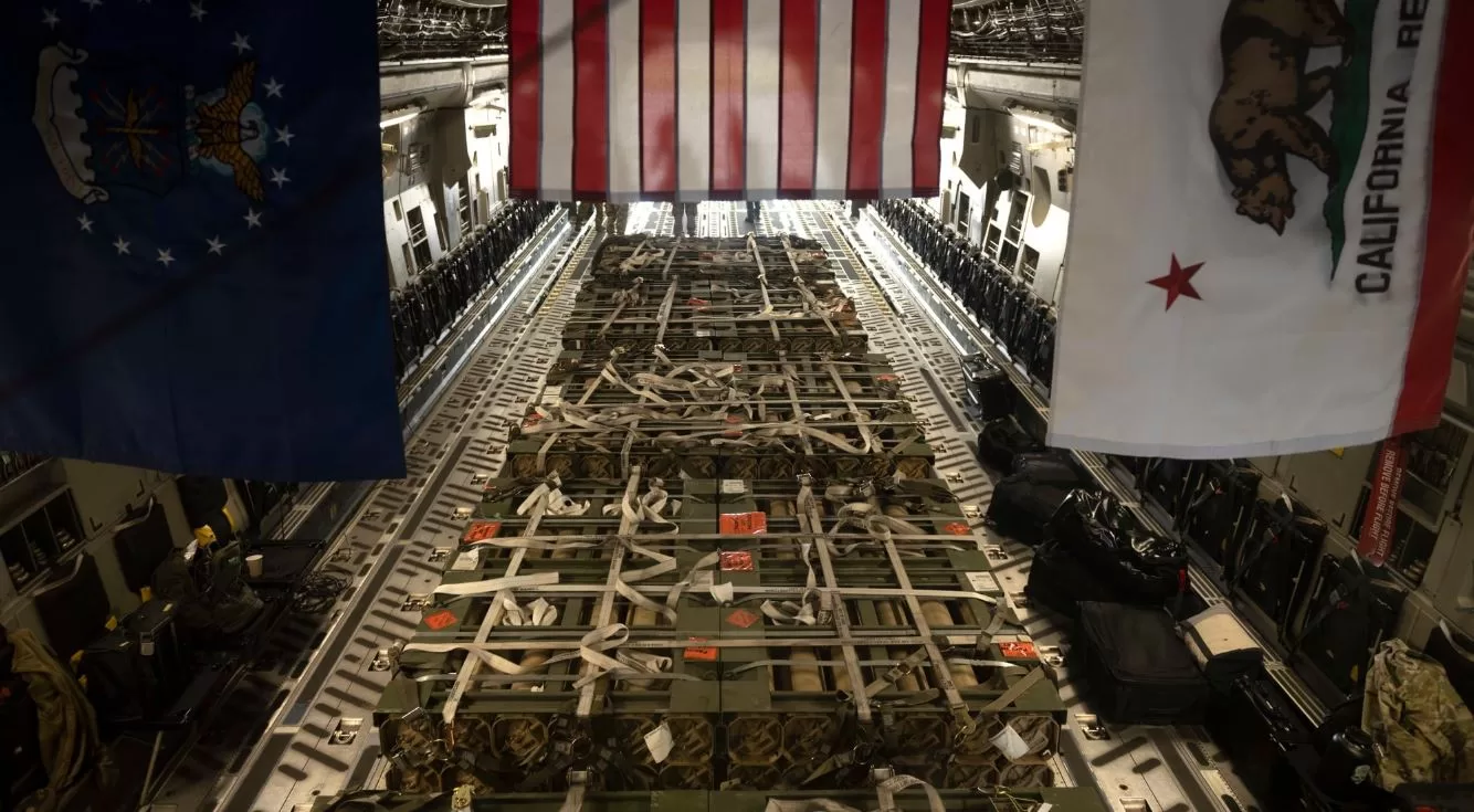 Отгрузка вооружения для Украины / Фото: Минобороны США