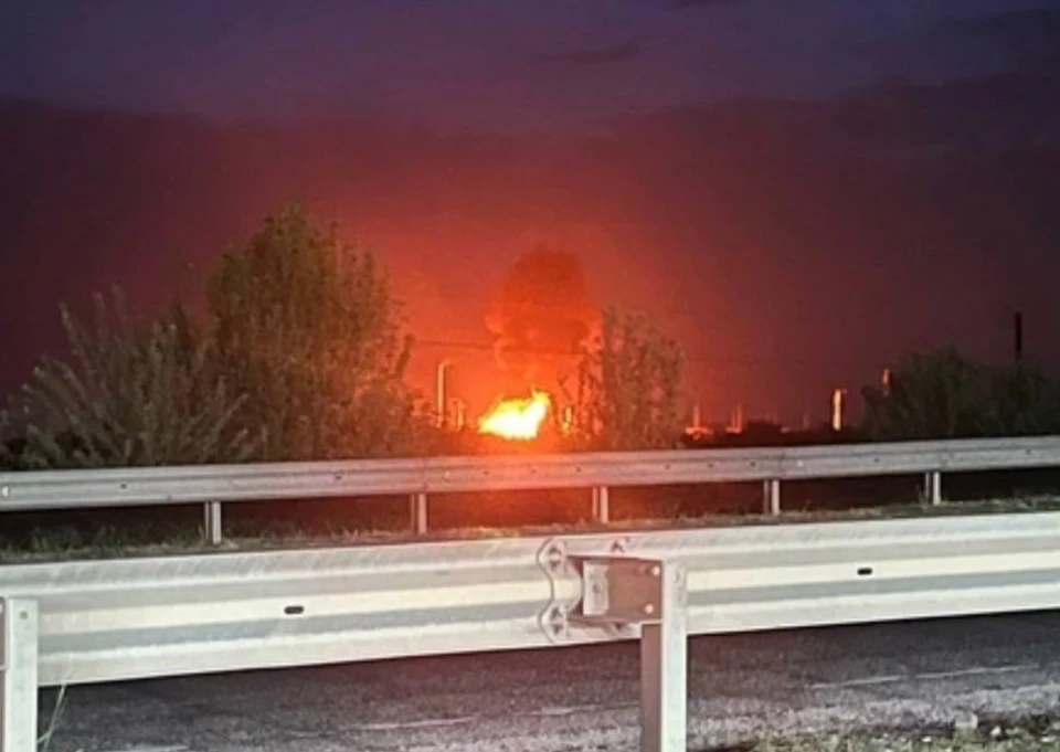 Вибухи у Краснодарському краю РФ у квітні 2024 року / Кадр з відео