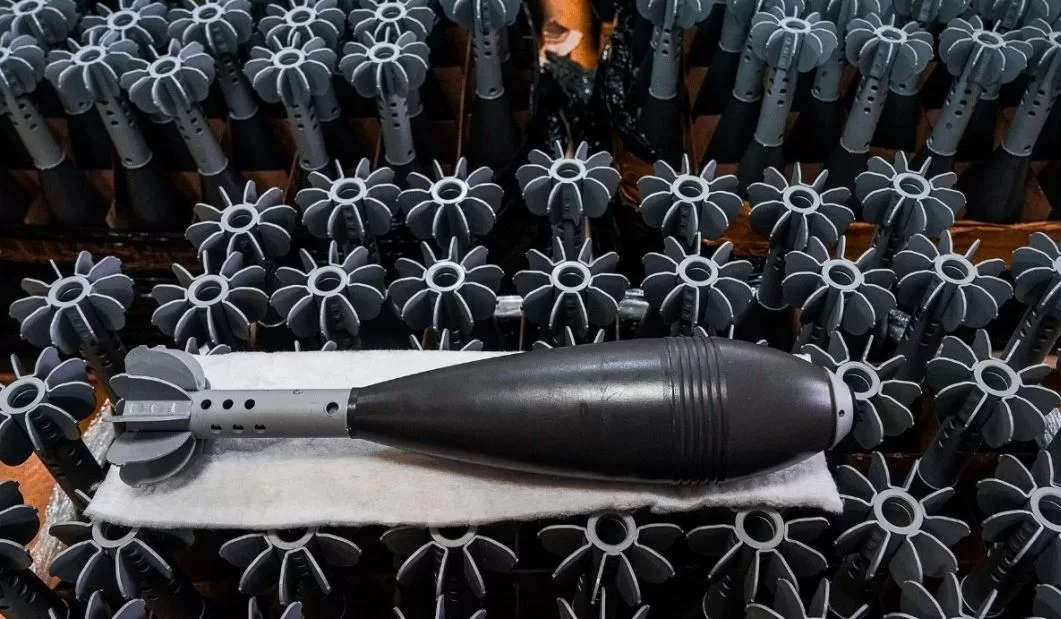 Мины 120-мм от ГК "Укроборонпром" для украинских военных / Фото: Укроборонпром