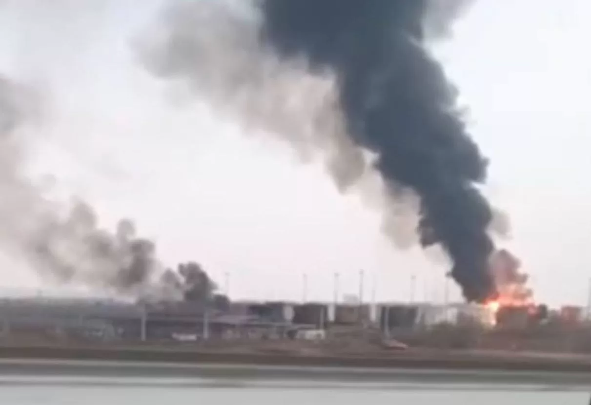 Пожежа на нафтобазі "Атлас" в Ростовській області / Фото з соцмереж