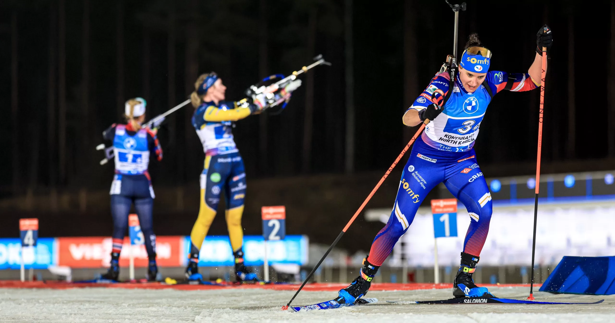 Жіноча естафета у Контіолахті 1 грудня 2024 / Фото Sports Infos - Ski - Biathlon @Sports_Infos_