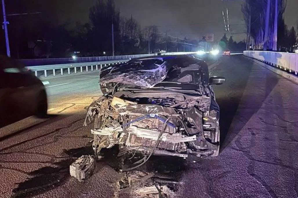 BMW яка спричинила ДТП у Дніпрі / Фото: Нацполіція