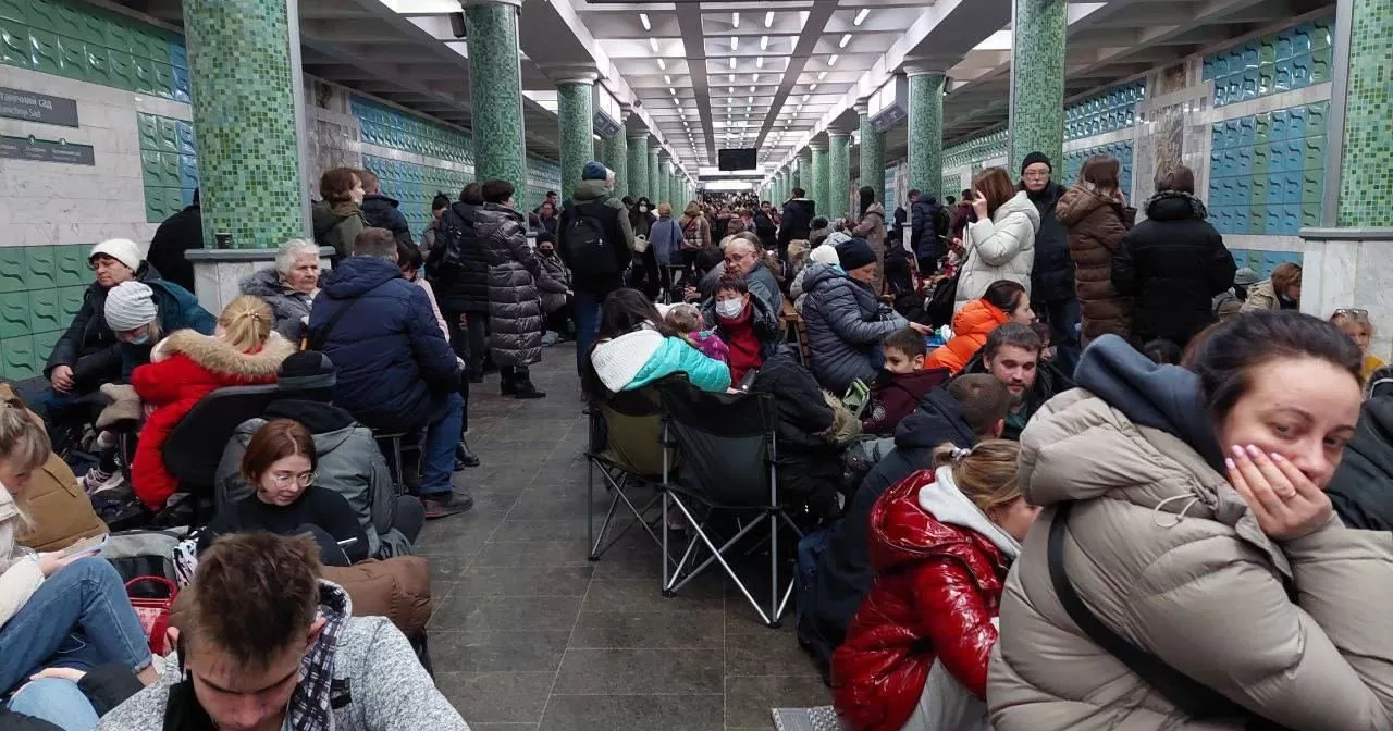 Одна зі станцій Харківського метро 24 лютого 2024 року / Фото Соболь Любов @SobolLubov