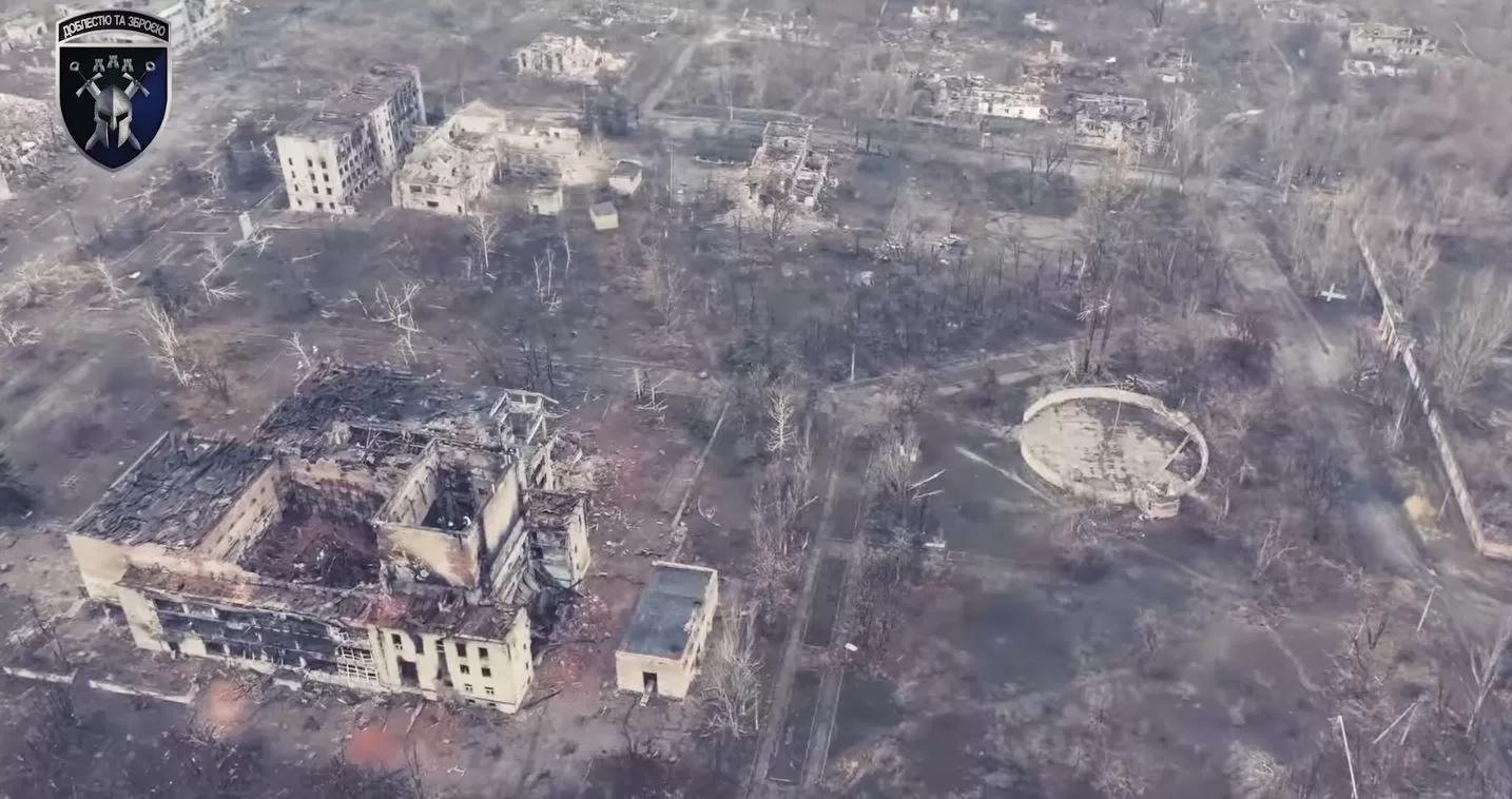 Toretsk, Donetsk region / Still from the video of the 24th Brigade.