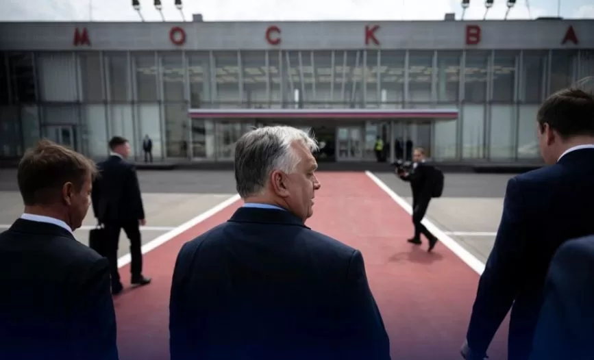 Віктор Орбан під час візиту до Москви / Фото: PM_ViktorOrban / X