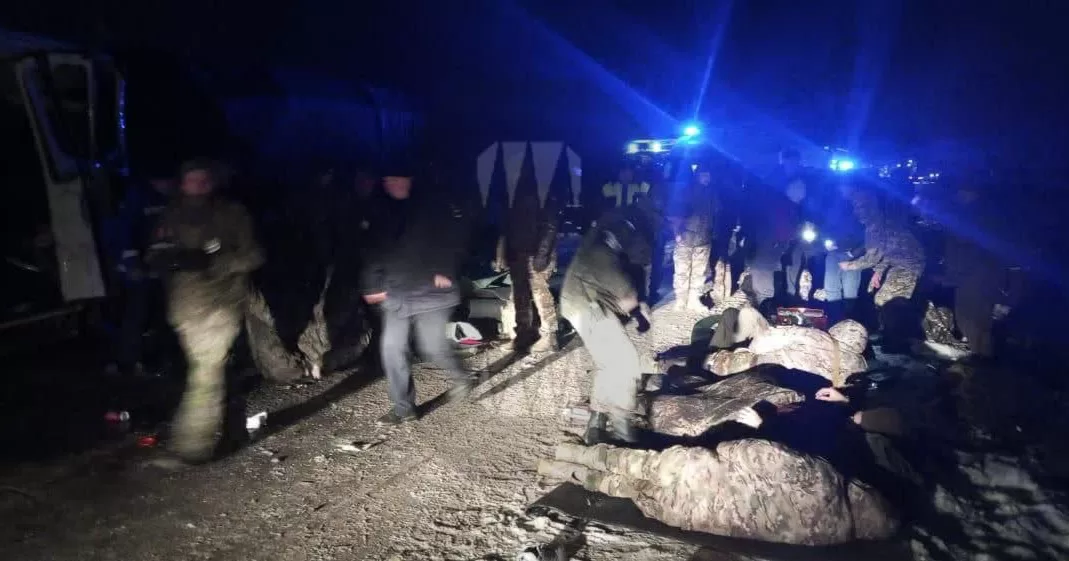 На місці ДТП на трасі Воронеж - Луганськ / Фото з соцмереж