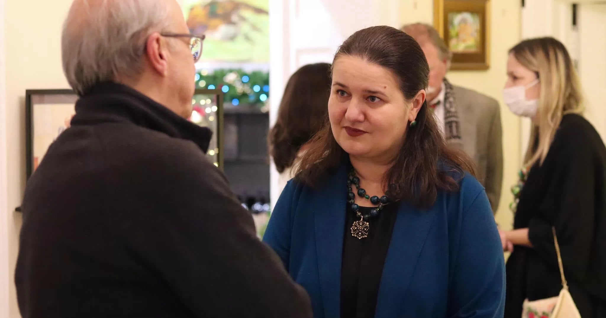 Оксана Маркарова на благодійному заході  Ukraine Volya Foundation в Ukraine House у Вашингтоні / Фото Facebook Оксана Маркарова