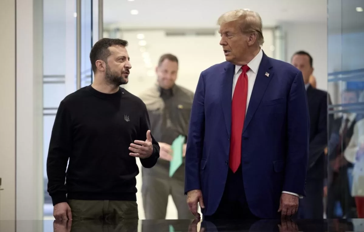 Президент Владимир Зеленский с новоизбранным главой США Дональдом Трампом / Фото: Офис президента