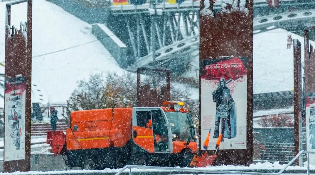 Засніжений Київ / Фото: zaiarnyi_pasha / Instagram