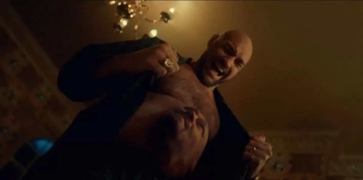 Still from the promotional video of the fight between Oleksandr Usyk and Tyson Fury
