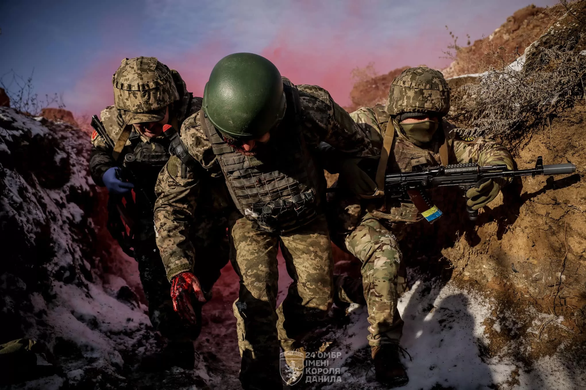 A moment of tactical medicine training in the 24th Brigade / Photo: 24th Brigade