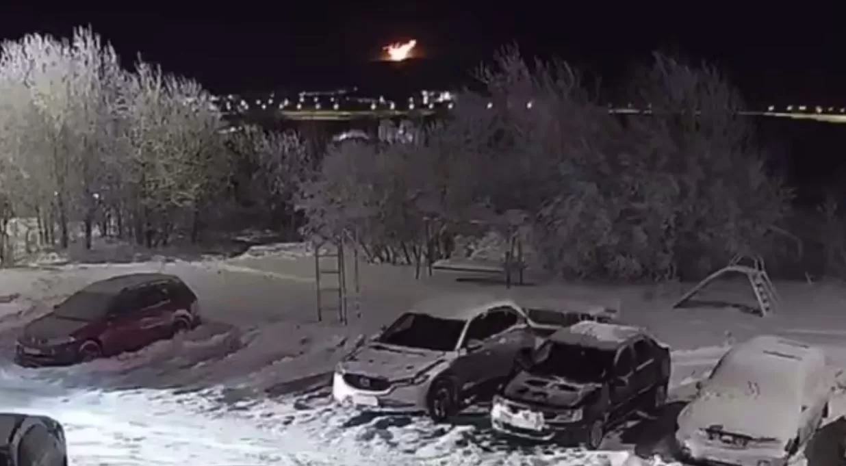 Explosion near the main naval base of the Russian Northern Fleet / Screenshot from video