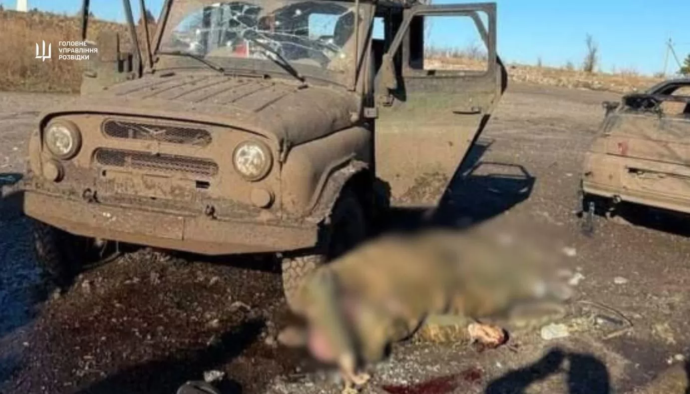 A shot of objective control of the defeat of Russian troops / Photo: DEFENSE INTELLIGENCE OF UKRAINE